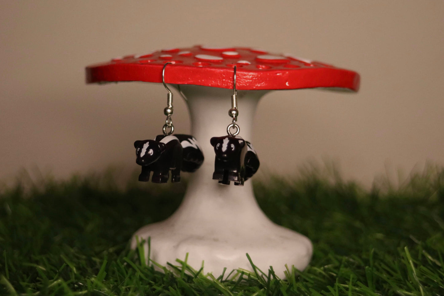 Skunk Earrings