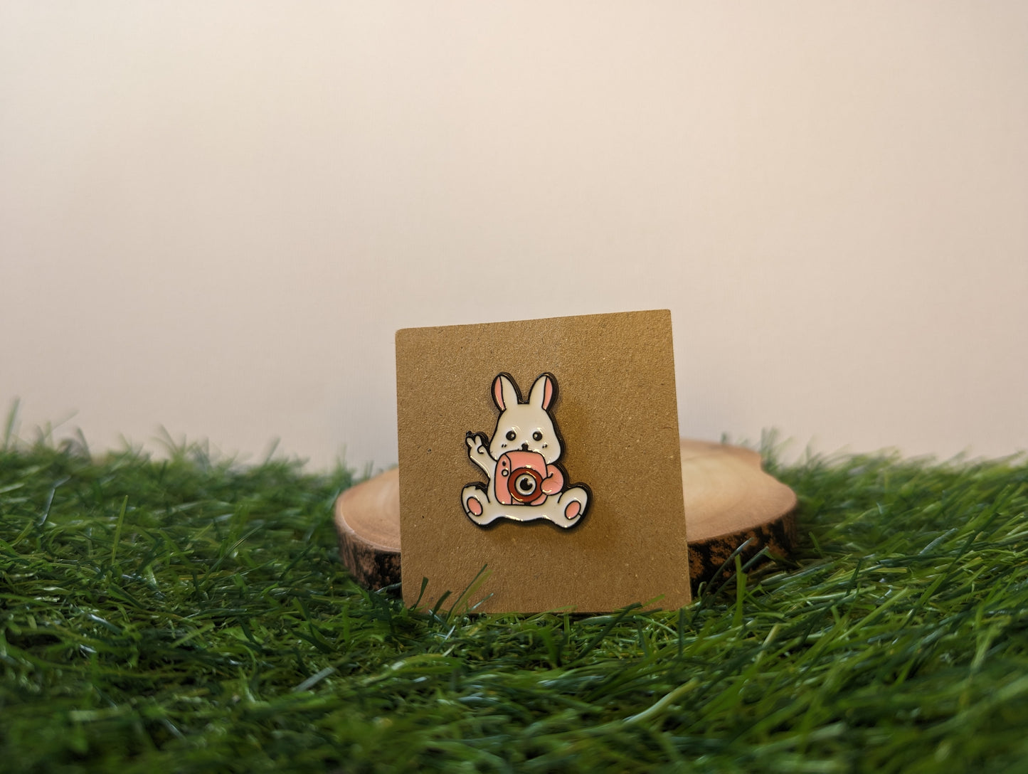 Bunny With Camera Pin