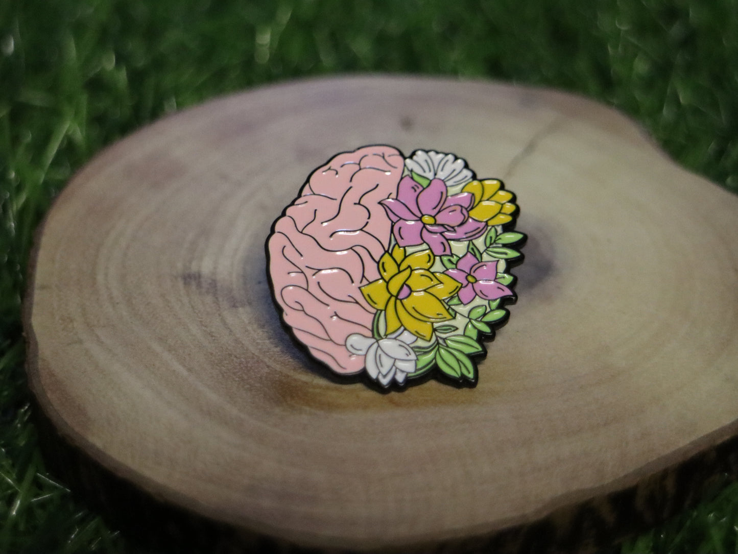 Floral Brain Pin