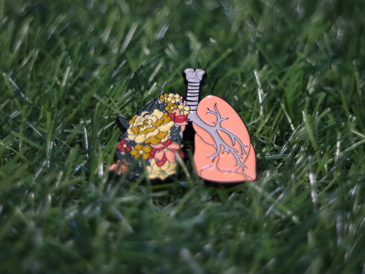 Floral Lung Pin