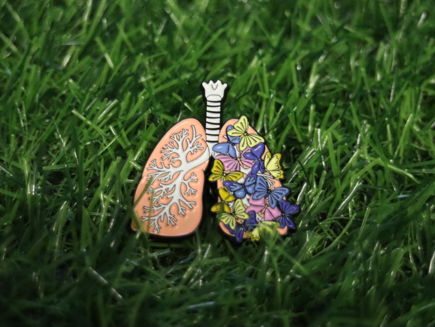 Floral Lung Pin