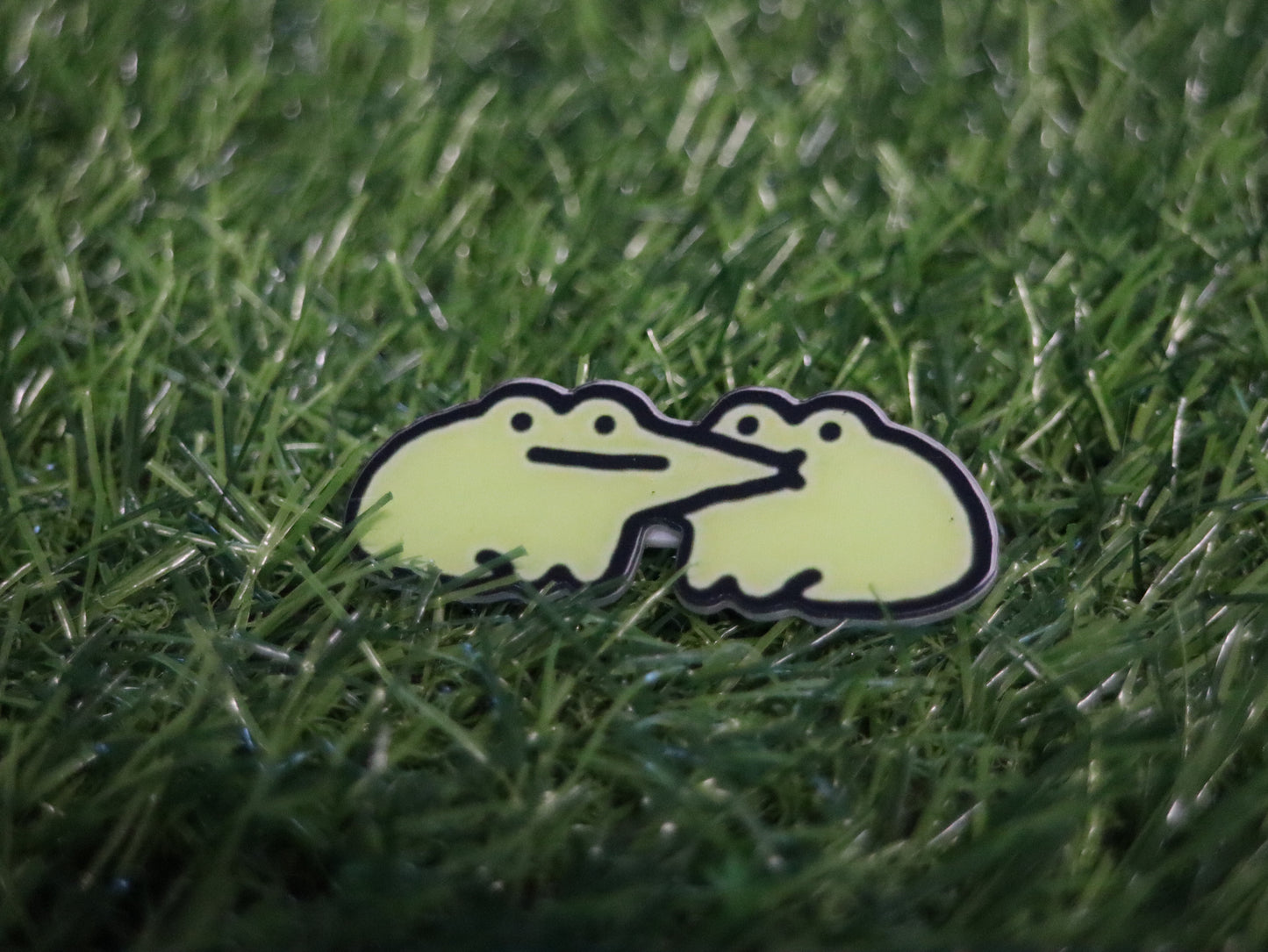 Froggy Friends Pin