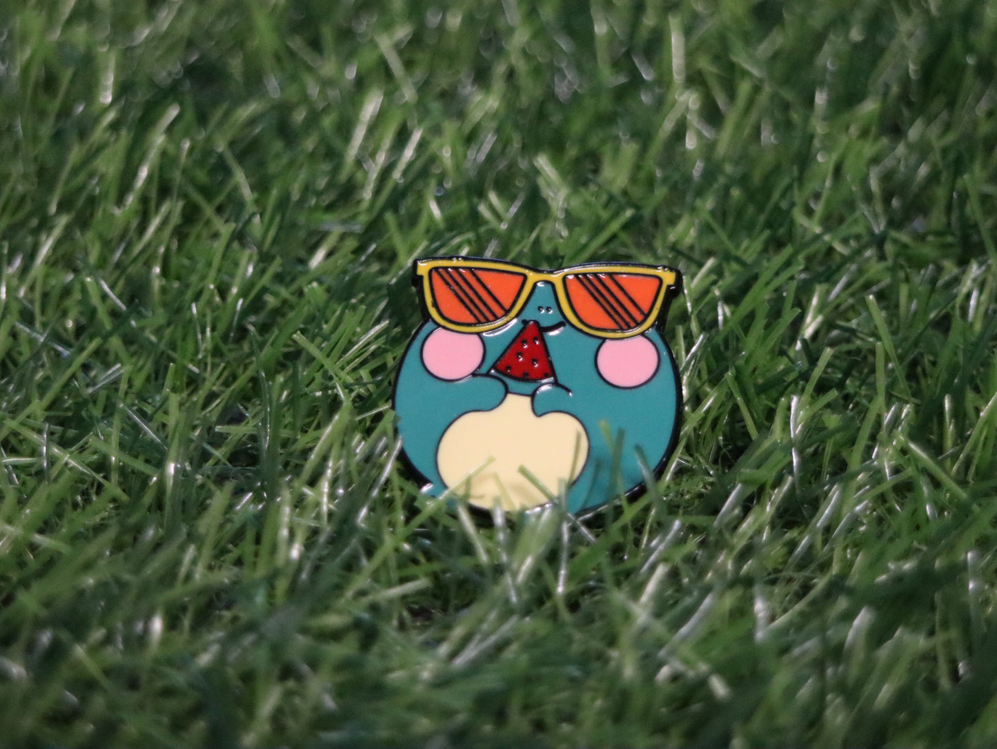 Frog Wearing Sunglasses Pin