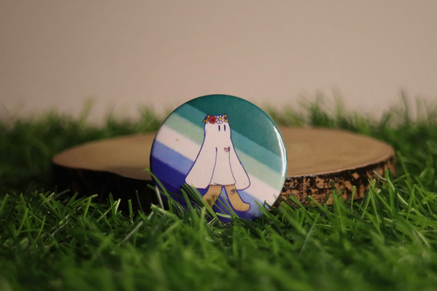 Ghost Badge (Various Flag Designs)