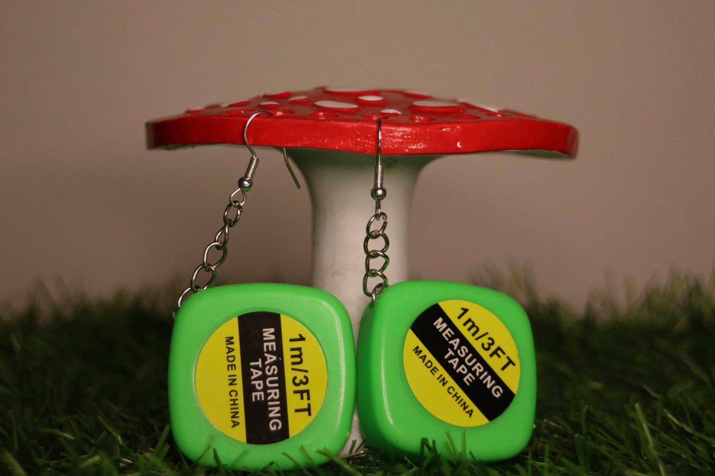 Tape Measure Earrings