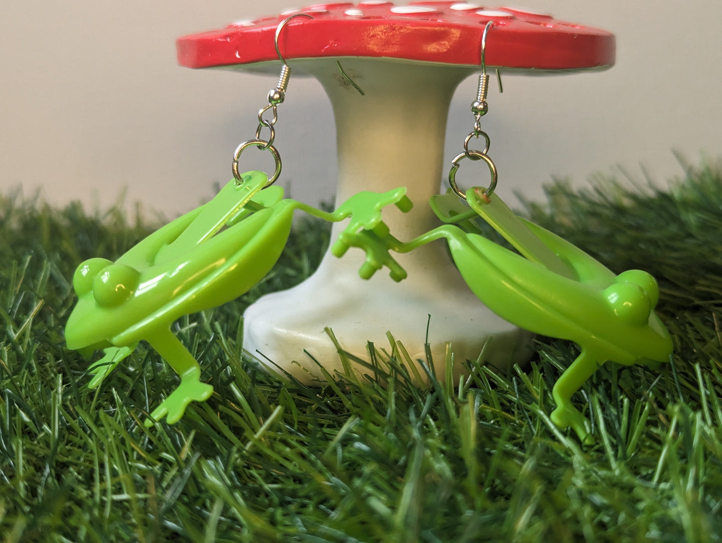Jumping Frog Earrings (Various Colours Available)