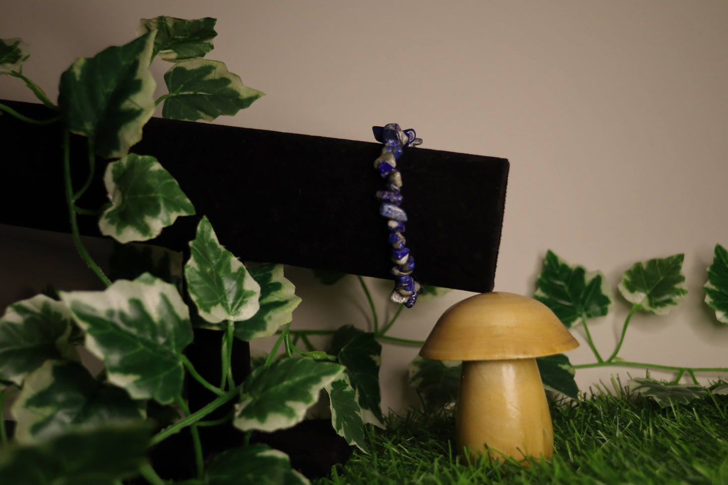 Lapis Lazuli Crystal Chip Bracelet