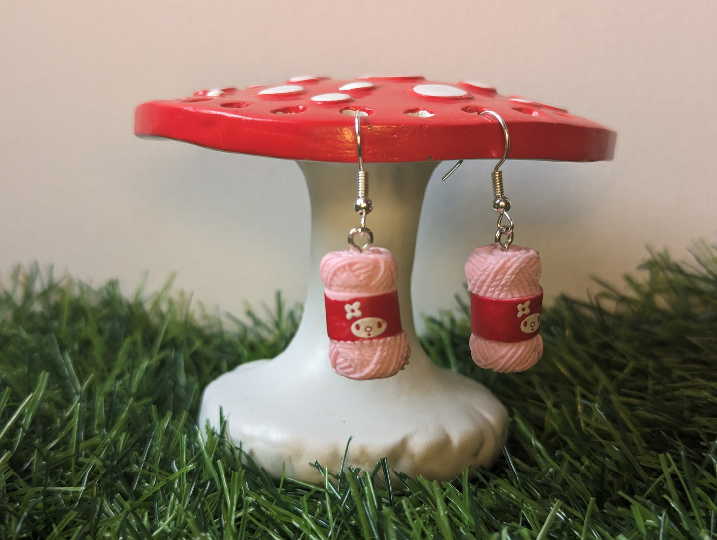 Wool Earrings (Various Colours Available)