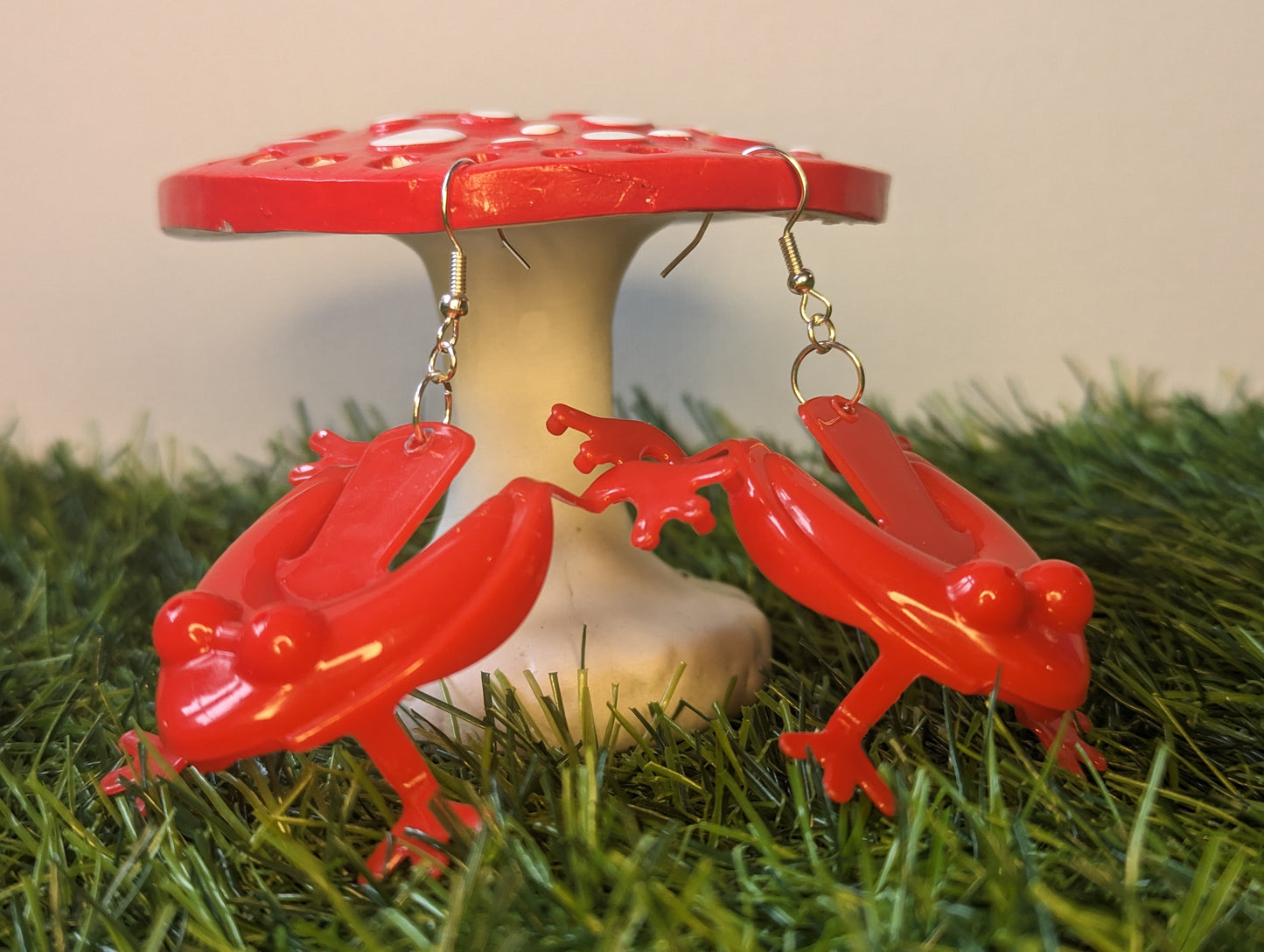 Jumping Frog Earrings (Various Colours Available)