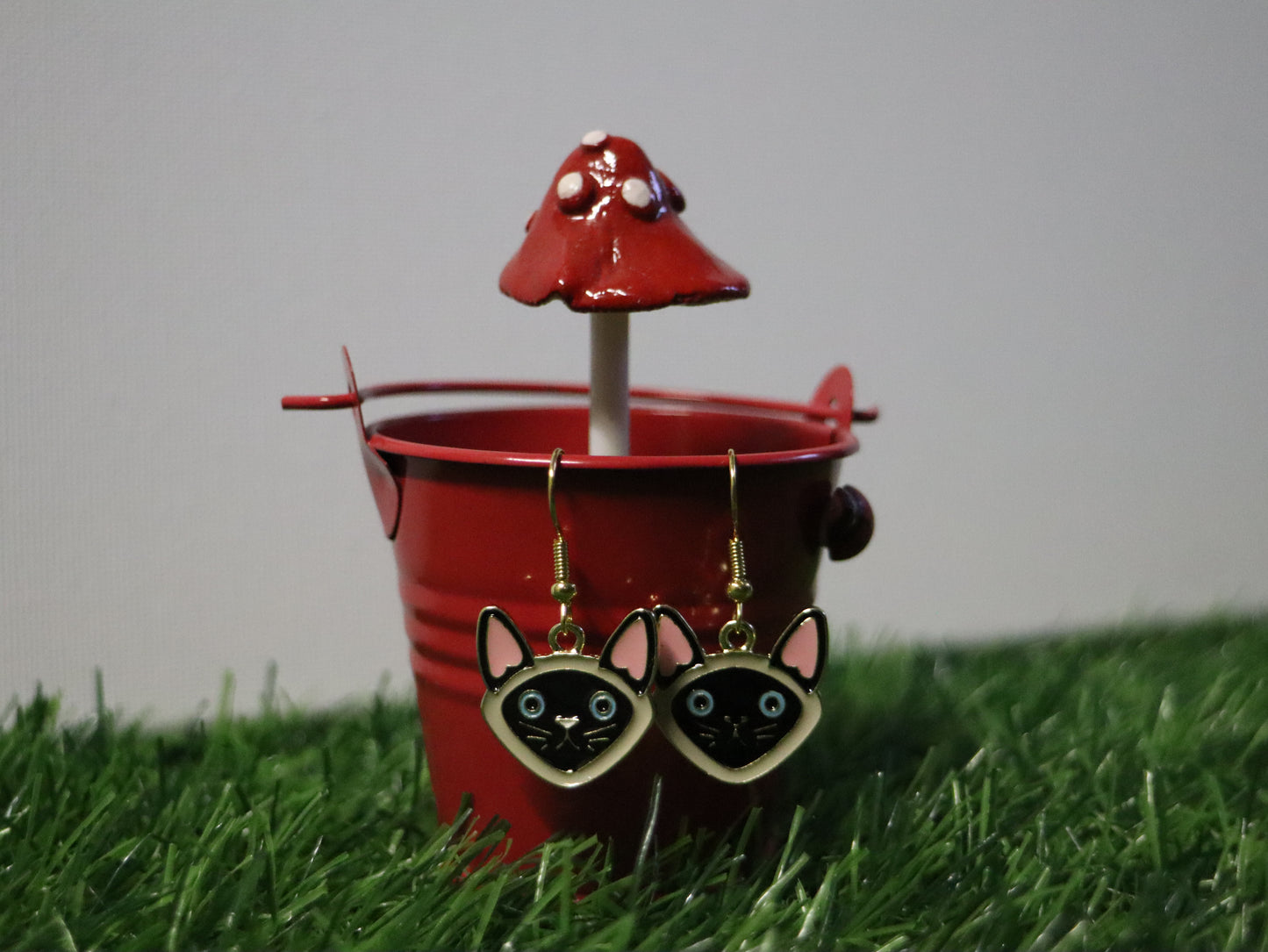 Siamese Cat Earrings