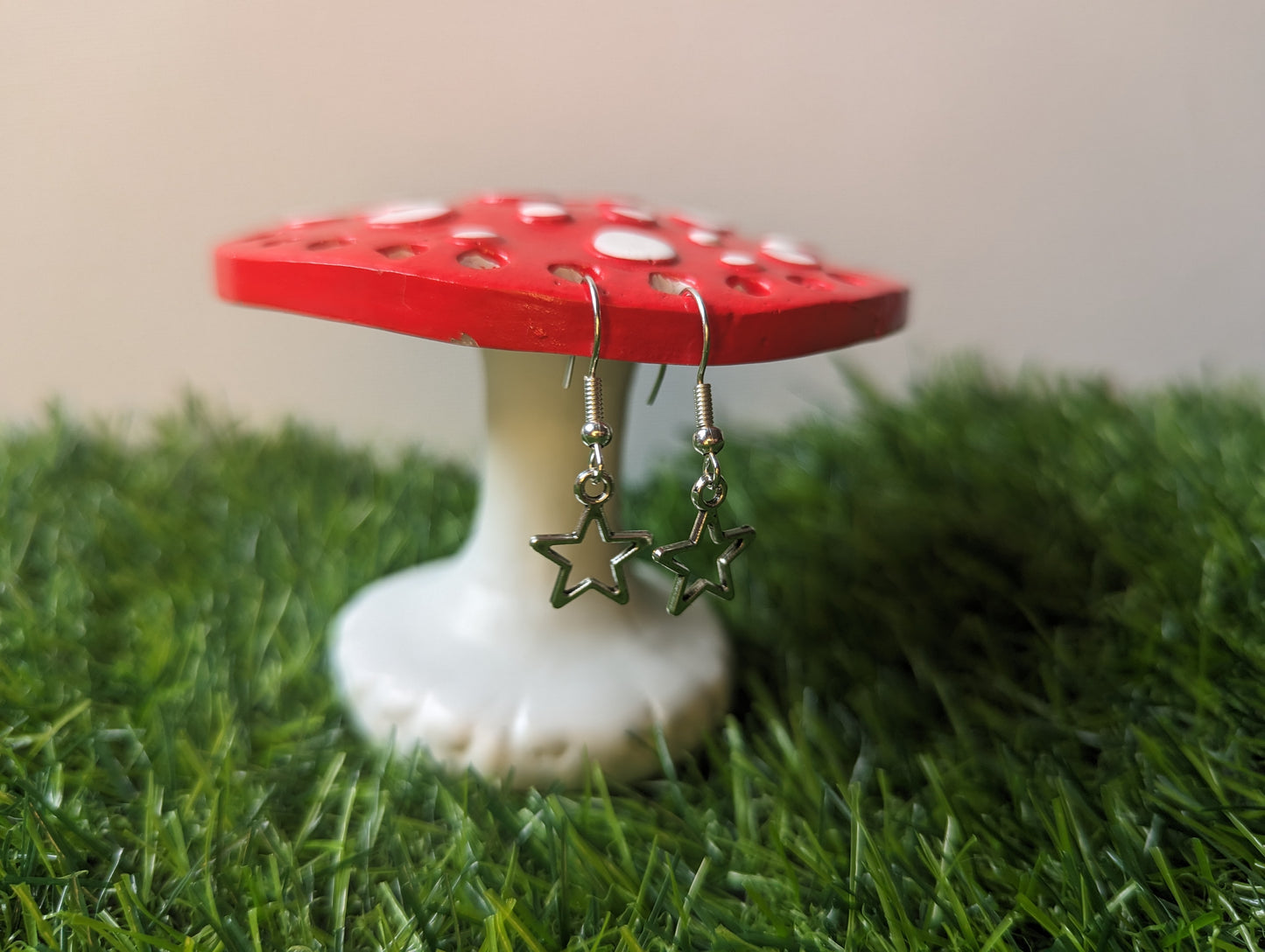 Silver Star Earrings