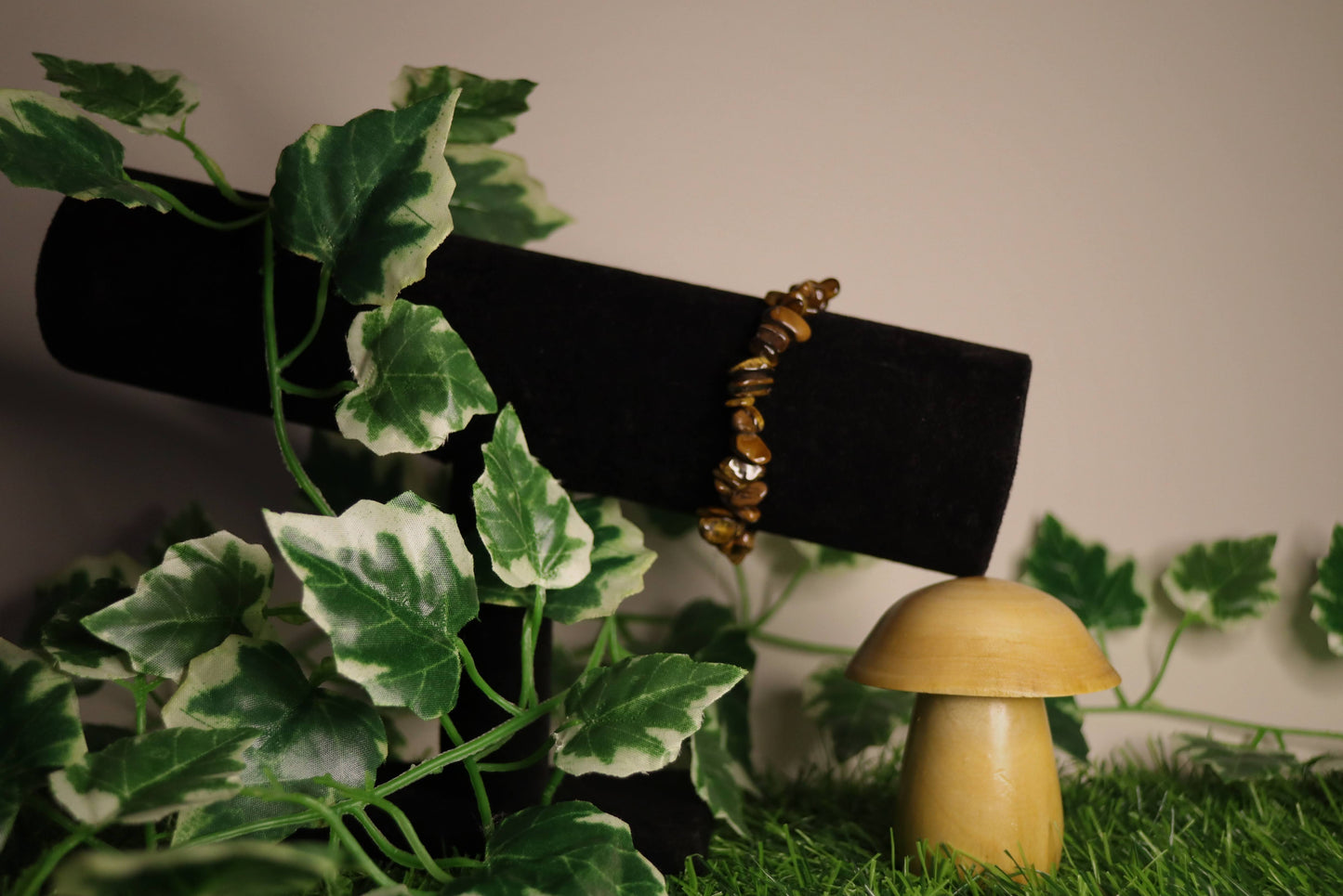 Tiger's Eye Crystal Chip Bracelet