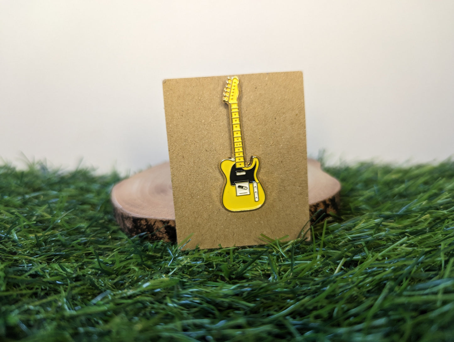 Yellow Guitar Pin