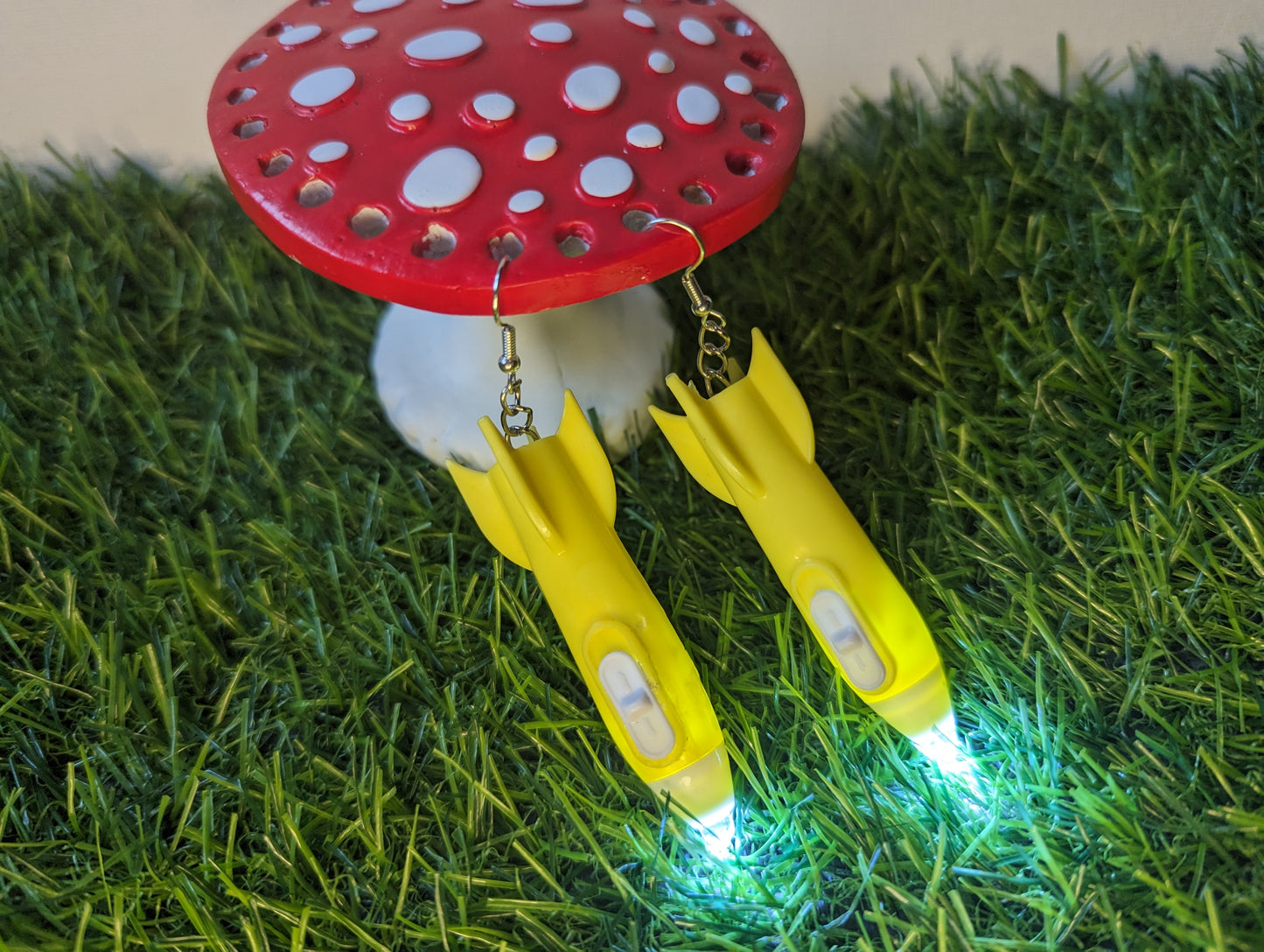Rocket Earrings (Various Colours Available)