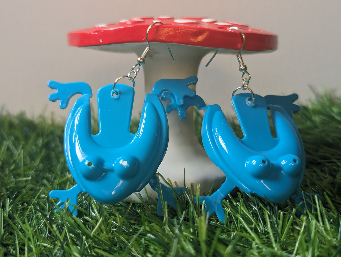 Jumping Frog Earrings (Various Colours Available)