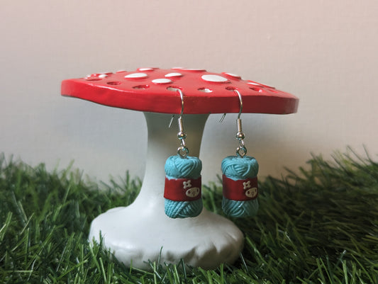 Wool Earrings (Various Colours Available)