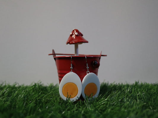 Boiled Egg Earrings