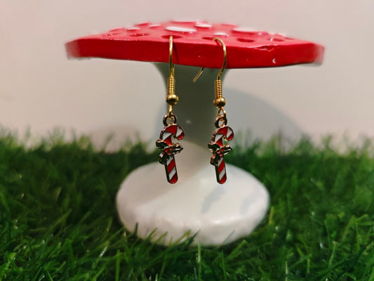 Candy Cane Earrings
