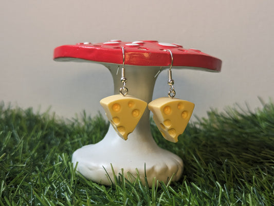 Cheese Earrings