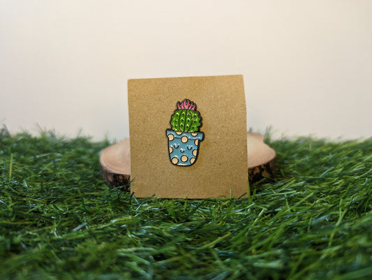 Content Cactus Pin