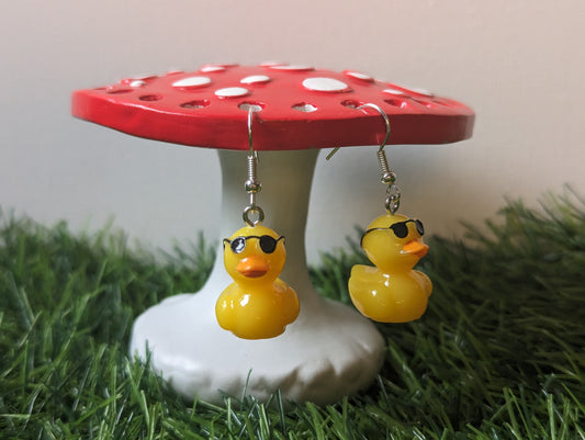 Cool Duck Earrings