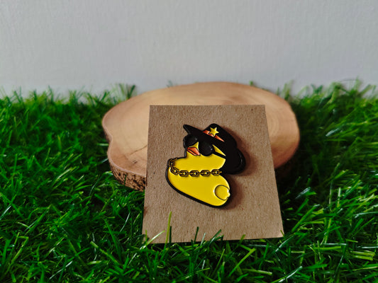 Cowboy Hat Wearing Rubber Duck Pin