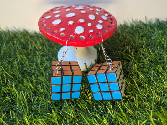 Cube Puzzle Earrings