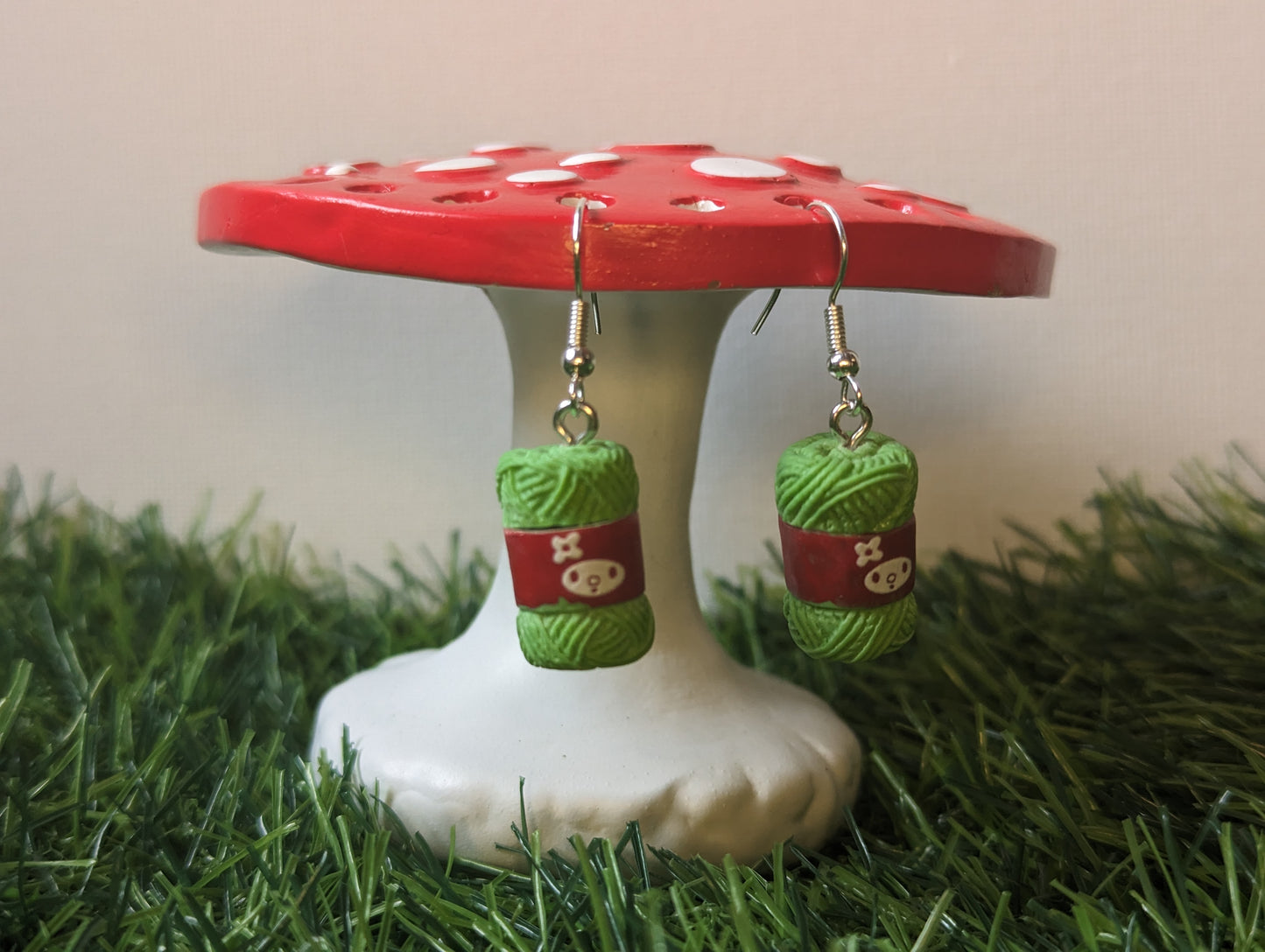 Wool Earrings (Various Colours Available)