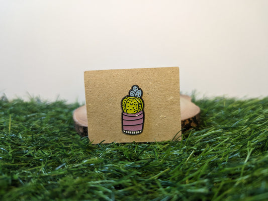 Happy Cactus Pin