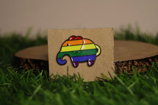 Pride Elephant Pin