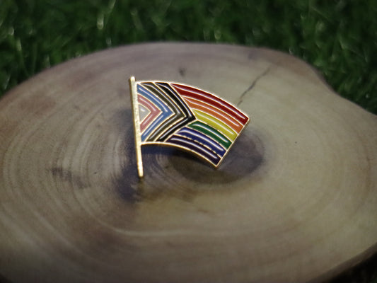 Progress Pride Flag Pin