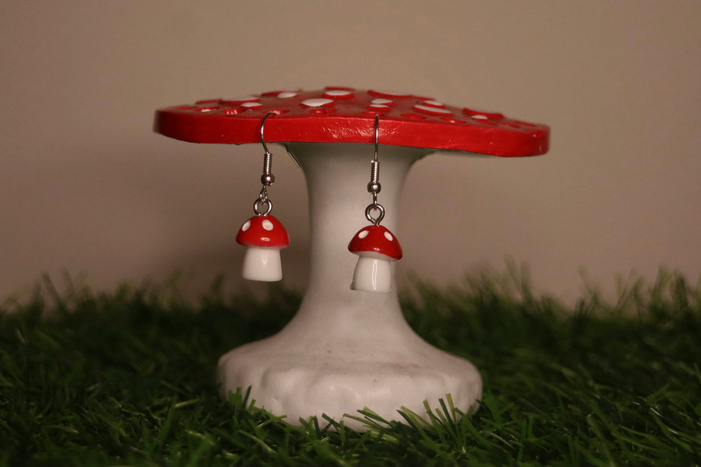 Mushroom Earrings (Various Colour Options)