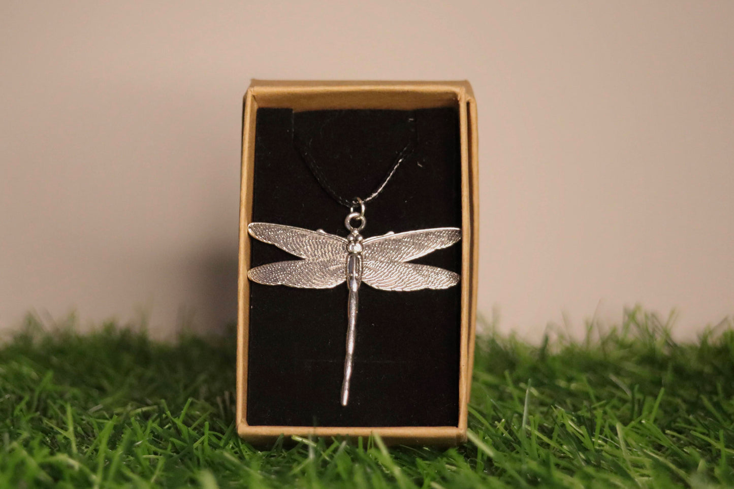 Silver Dragonfly Necklace