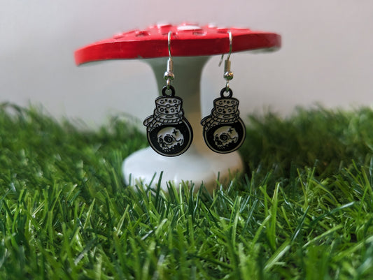 Skull Potion Earrings