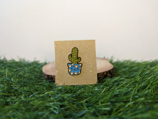 Surprised Cactus Pin
