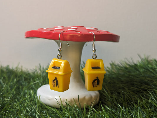 Yellow Bin Earrings